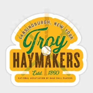 Lansingburgh Troy Haymakers Sticker